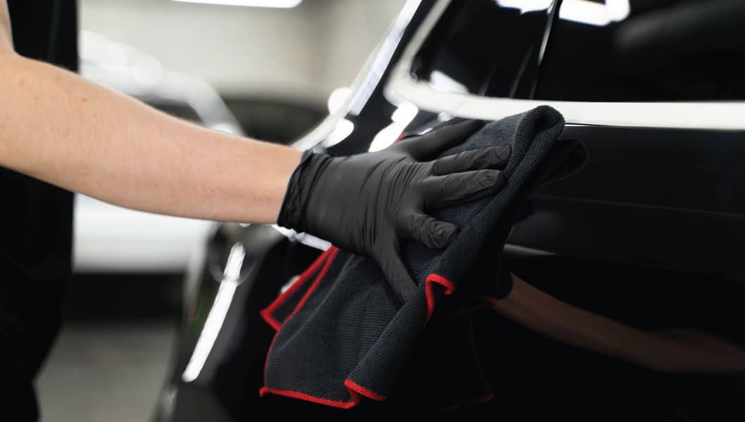 Wax coating application