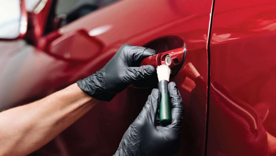 Dent pulling process